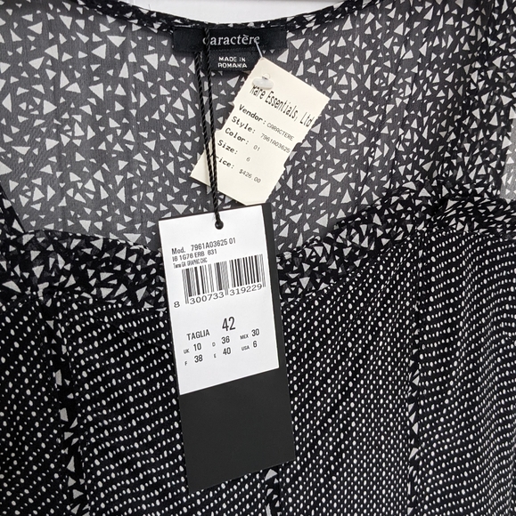 NWT Silk Caractère Silk Print Dress - Picture 11 of 16